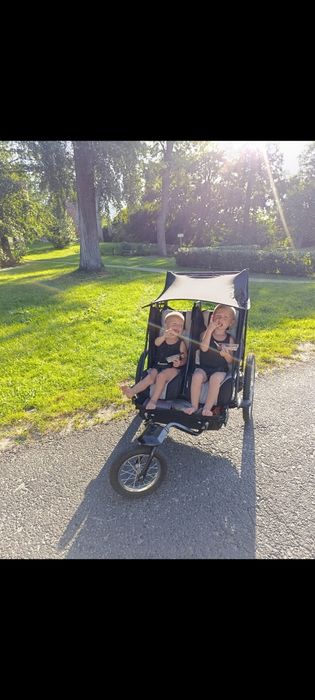 Wózek przyczepka 2 osobowy na każdy teren