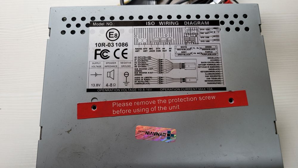 Radio samochodowe Dynavin Fiat