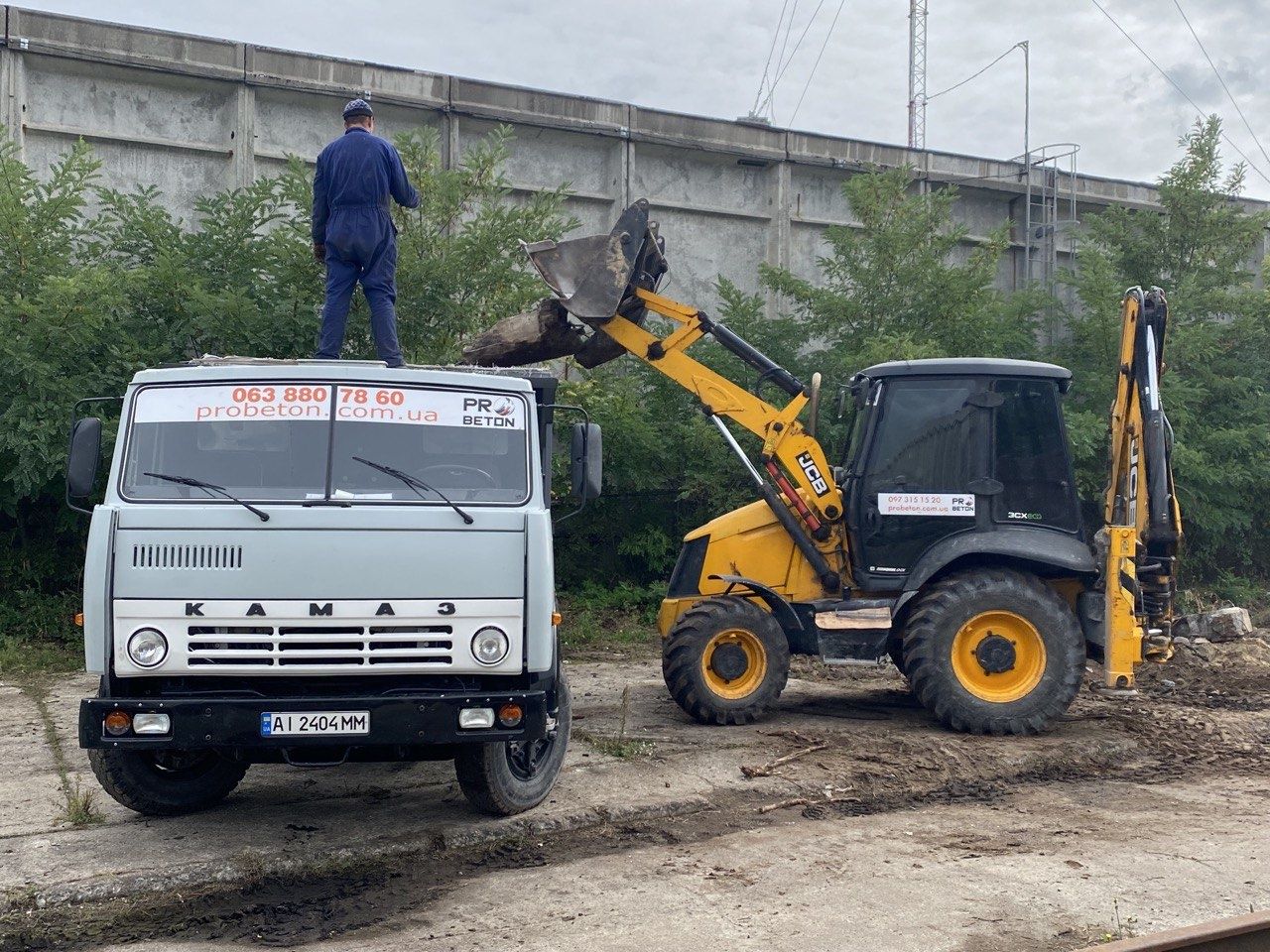 Екскаватор Послуги Оренда JCB Трактор Вишгород