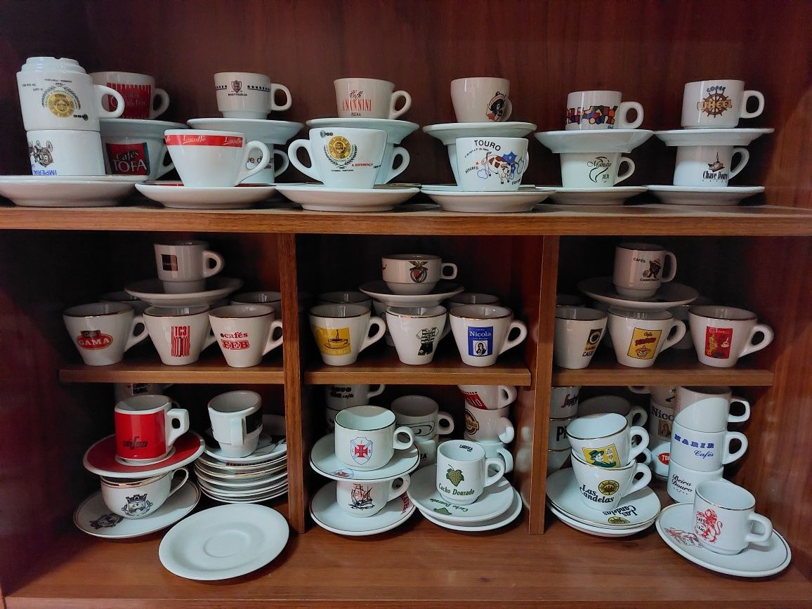Chávenas café coleção antiga