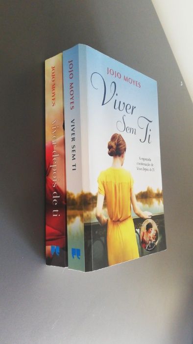 livros viver depois de ti e viver sem ti - jojo moyes