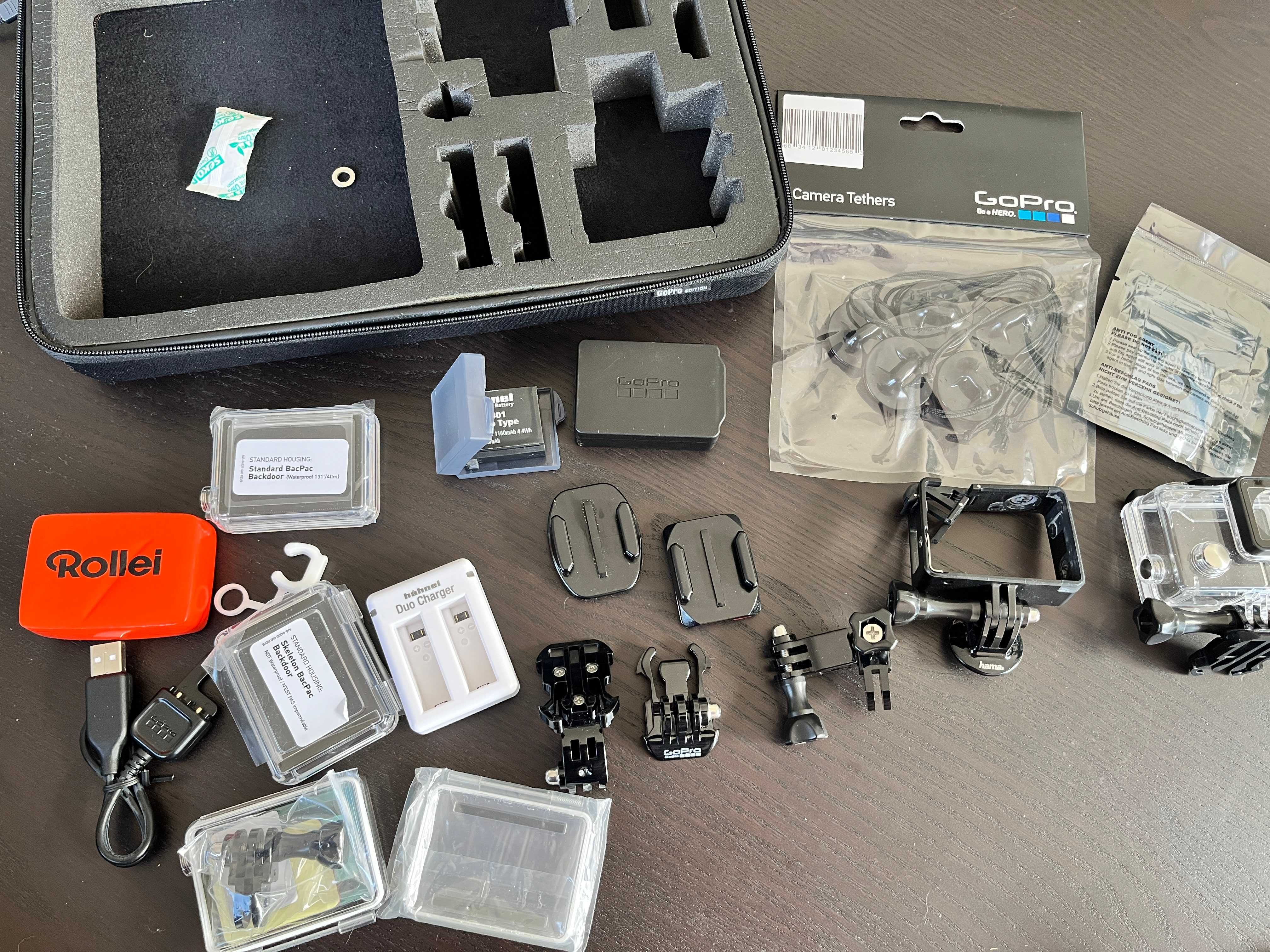 Conjunto de acessórios para GoPro (Novo)