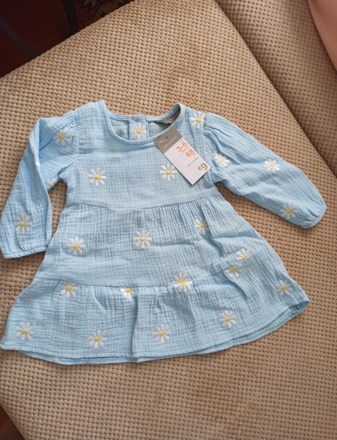 Piękna sukienka dla dziewczynki  PRIMARK r.68 3-6m