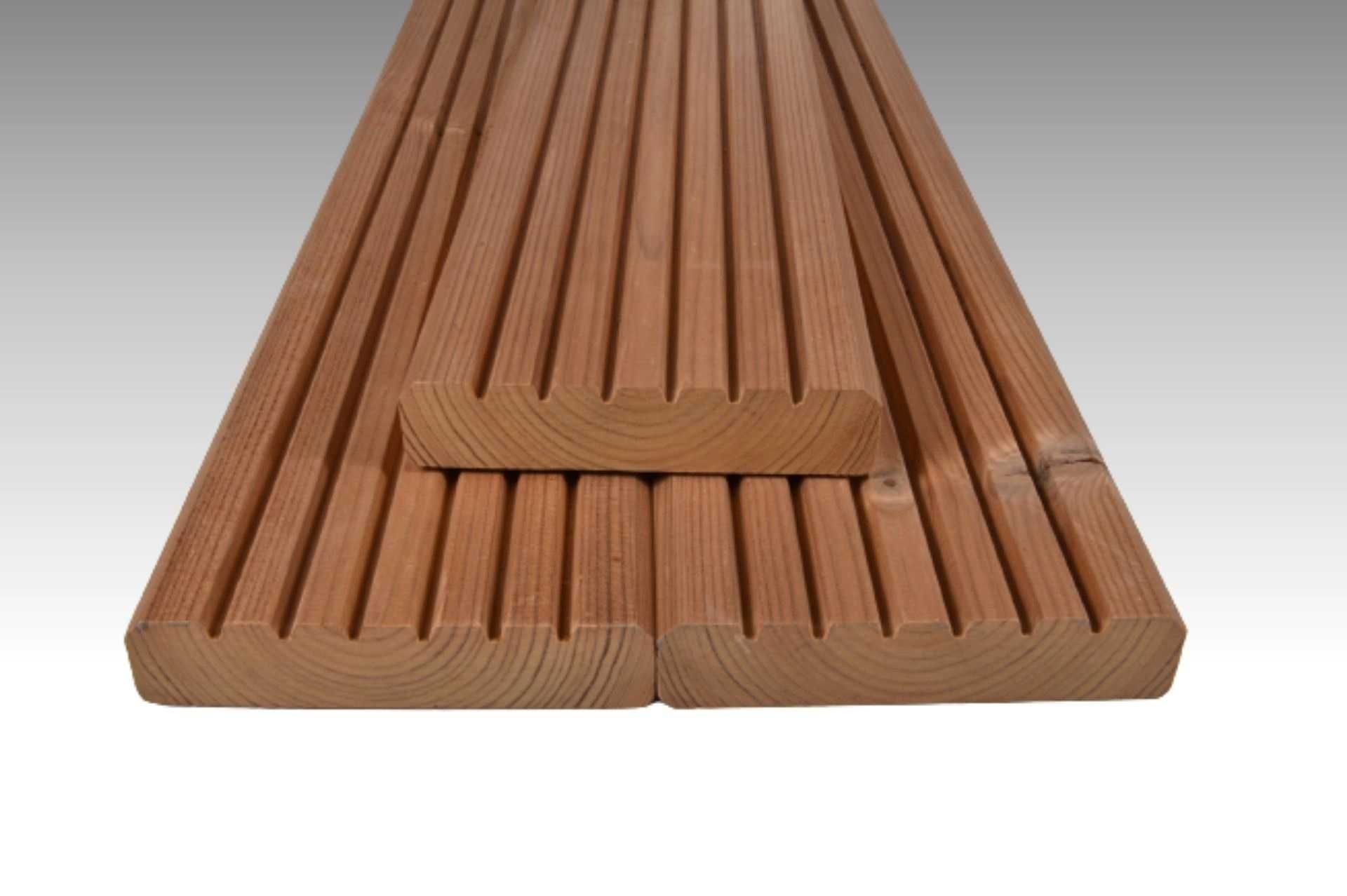 Deski tarasowe 26x116 mm termo sosna deska thermo Gładka Ryflowana