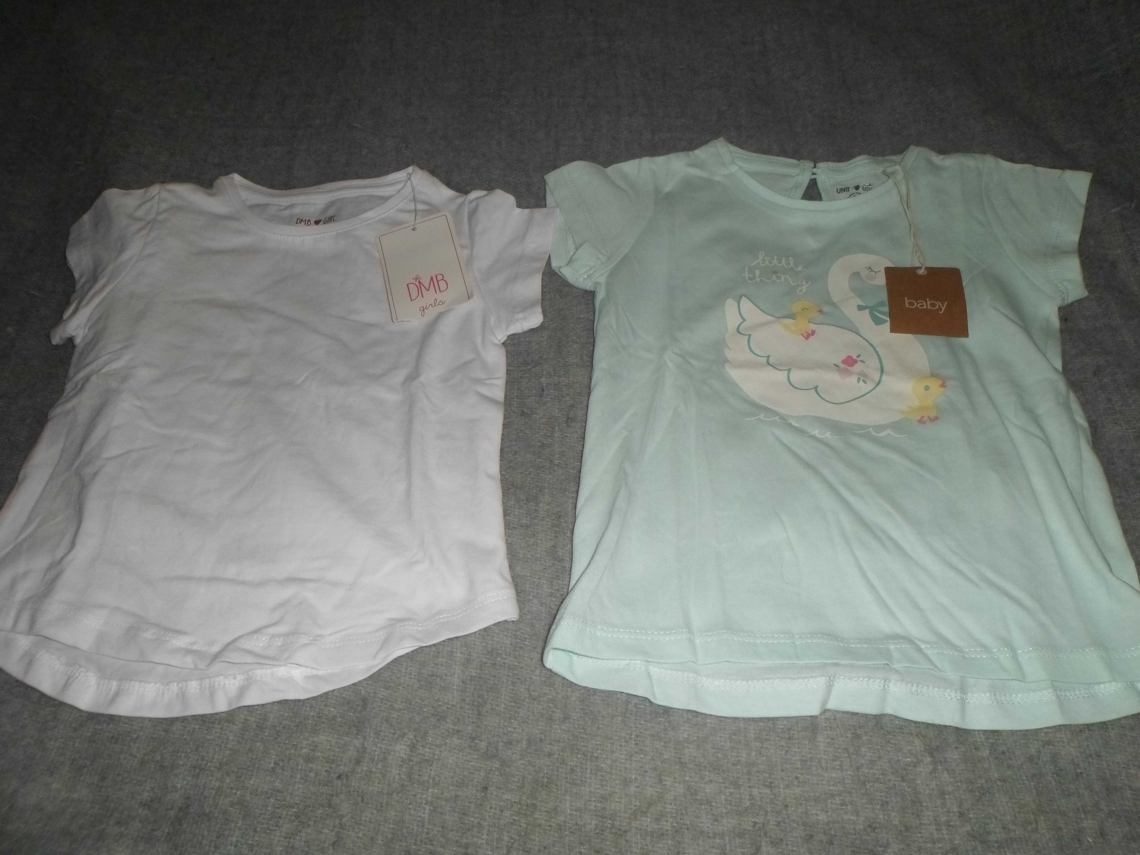 2 t-shirts novos com etiqueta para menina