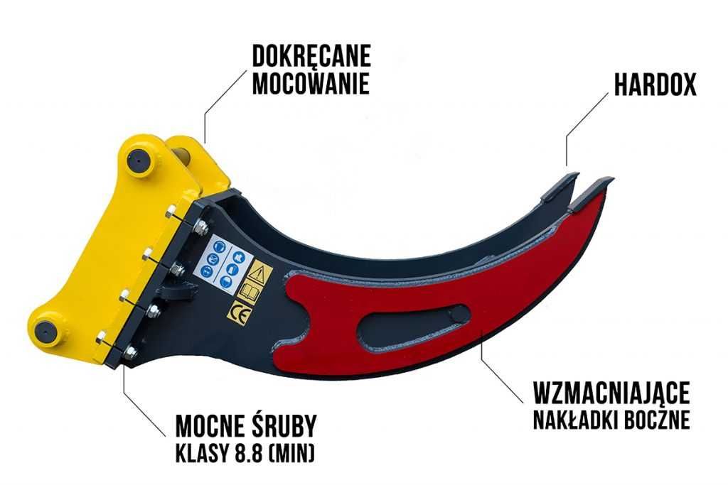 ZRYWAK DO KORZENI !Mocny pazur do zrywania karp ! Różne mocowania!!!