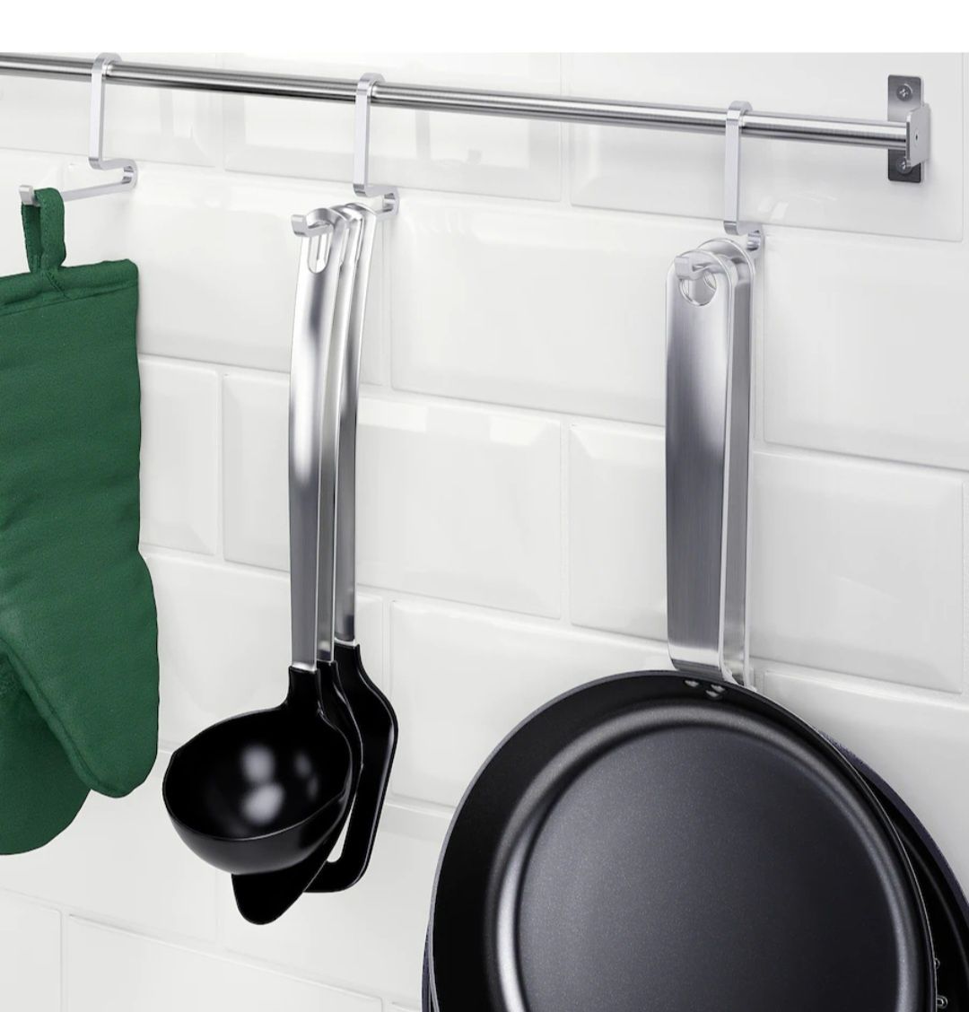 Гачки кухонні ikea kungsfors набір 3 шт