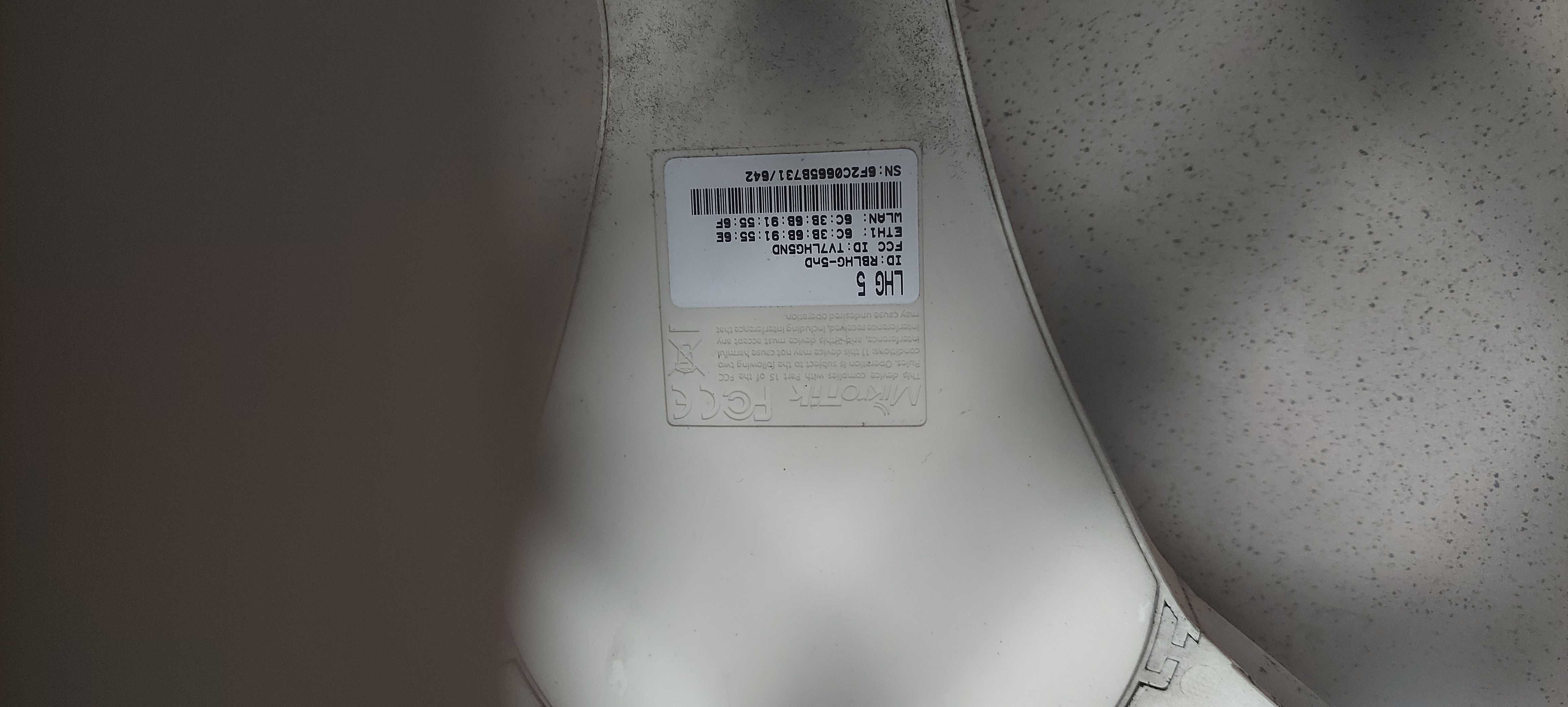 Mikrotik LHG5  plus uchwyt