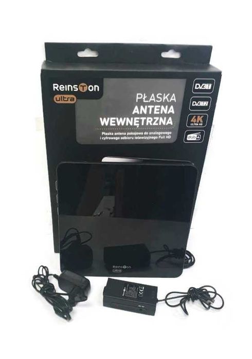 Antena wewnętrzna Reinston Ultra EAN004 DVB-T2 DAB+ Filtr 5G/LTE