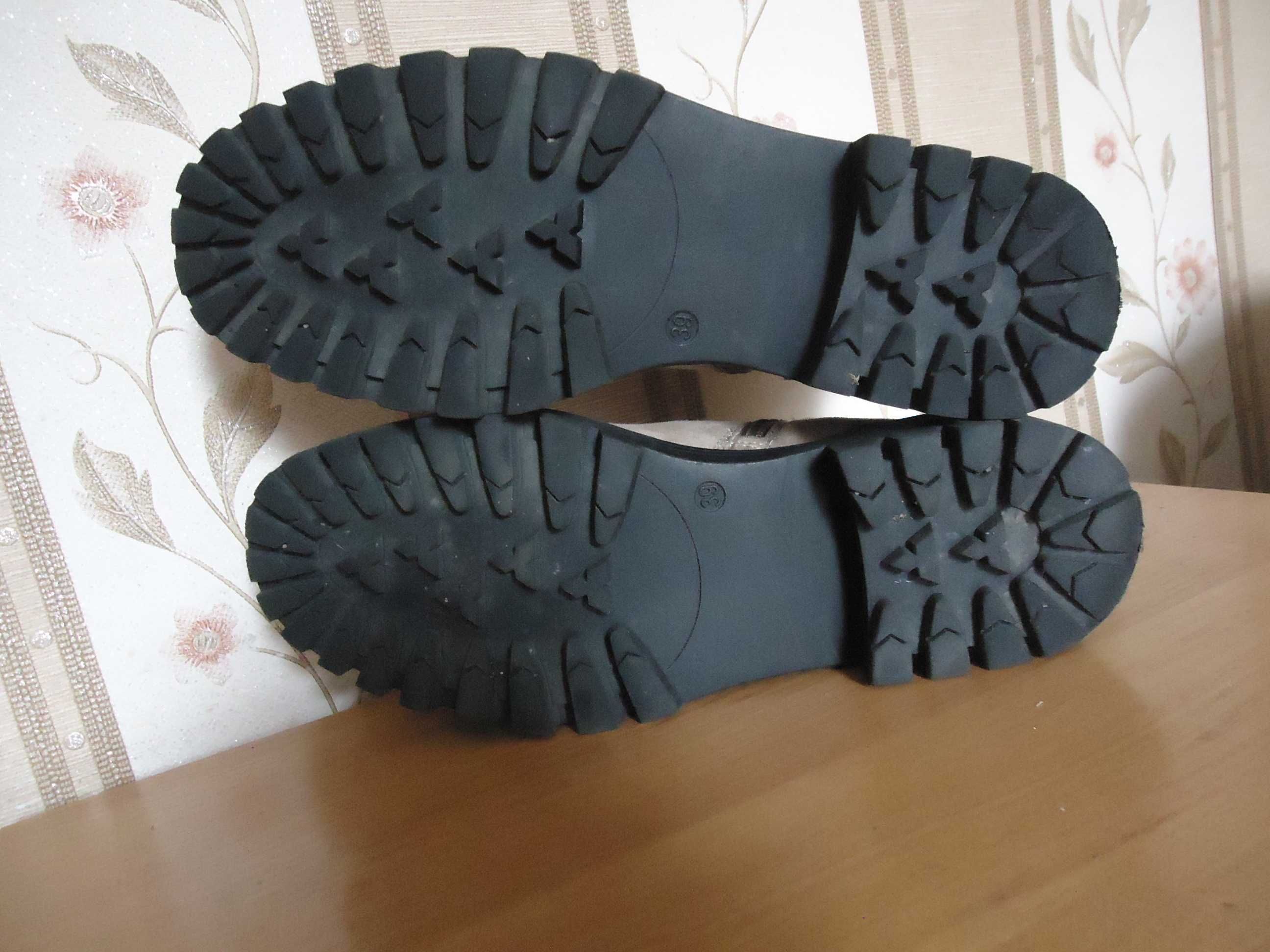 Кожаные сапожки, ботинки GRACELAND, размер 39(25).