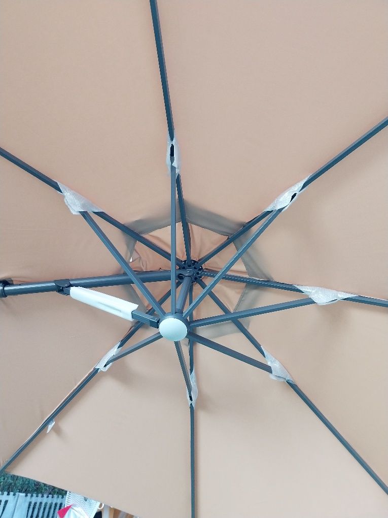Parasol ogrodowy, tarasowy 3x3