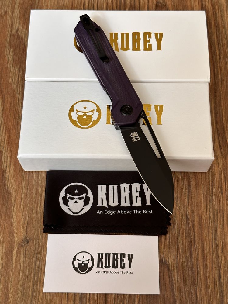 Kubey Royal Front Flipper Purple G10 S35vn складний ніж