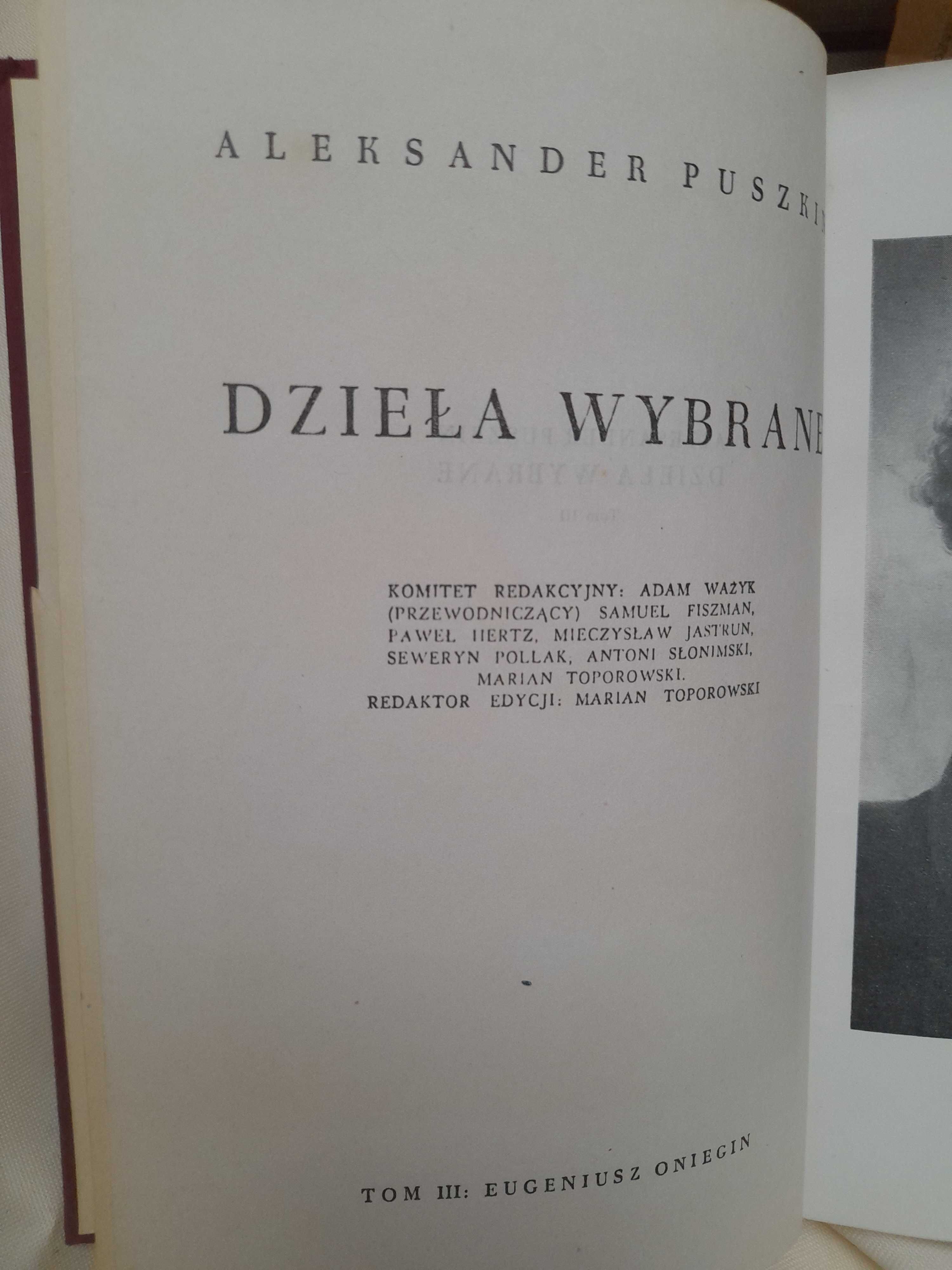 5 tomów Aleksander Puszkin 1956r