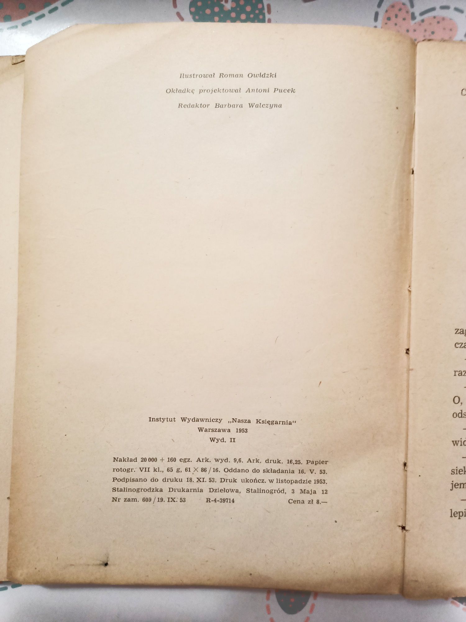 Książka z 1953r. Historia Psiej Górki.  Marta Michalska