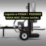 Okazja! SPALINOWA MOBILNA  Łuparka  22T pionowa i pozioma  HS-22A62