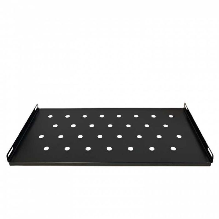 43 | Półka Stała RACK 19'' 1U 250mm, czarna | Z Defektem