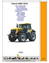 Instrukcja naprawy serwisowej JCB Fastrac 8280, 8310 PL