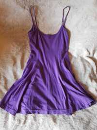 letnia sukienka, fioletowa, rozmiar S, ramiączka