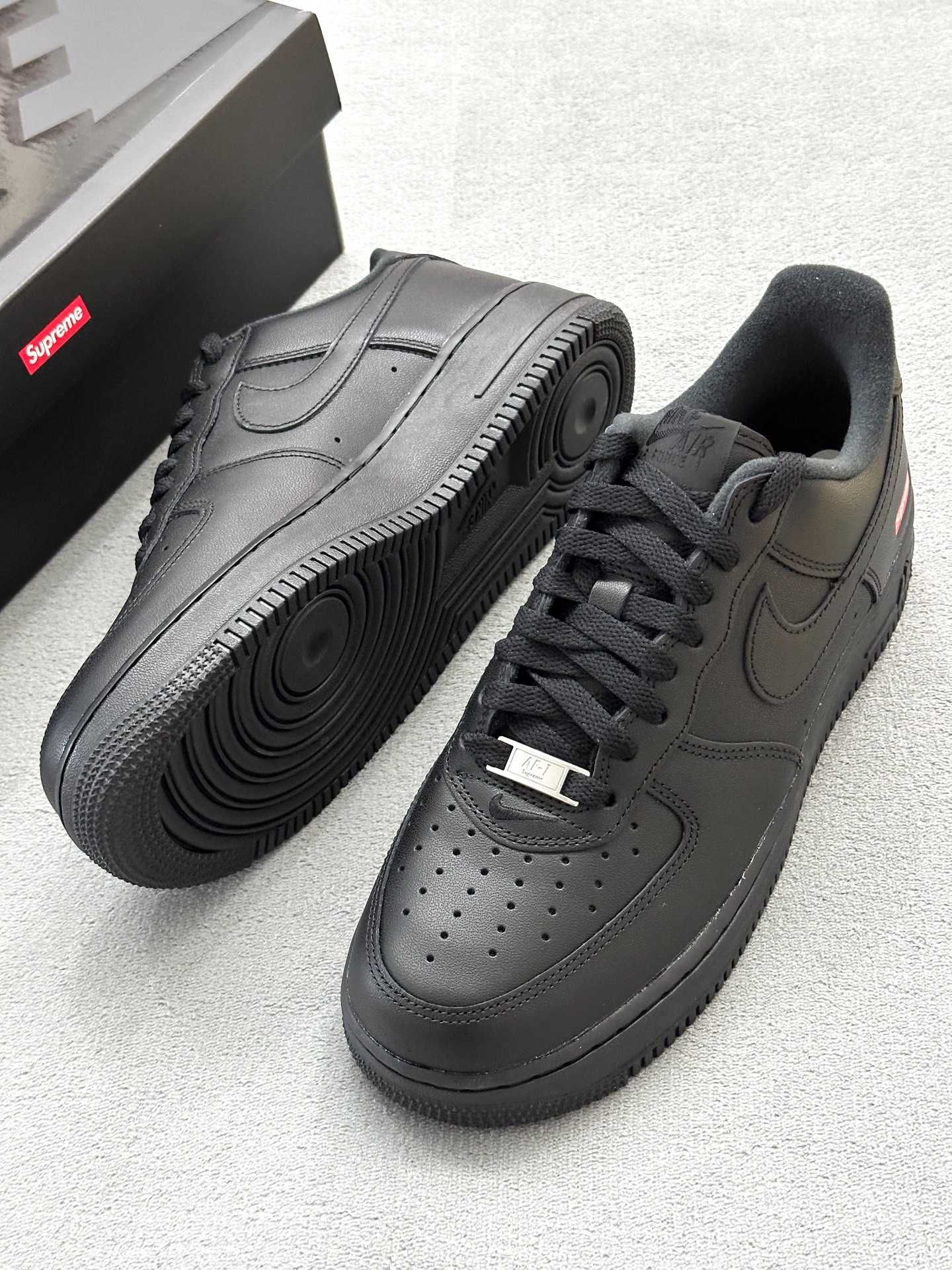 Buty męskie Air _Force 1 Low_Nike_SupremeBlack EU.