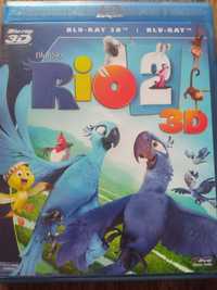 RIO 2 3D i BLU RAY płyty jak nowe bez rys