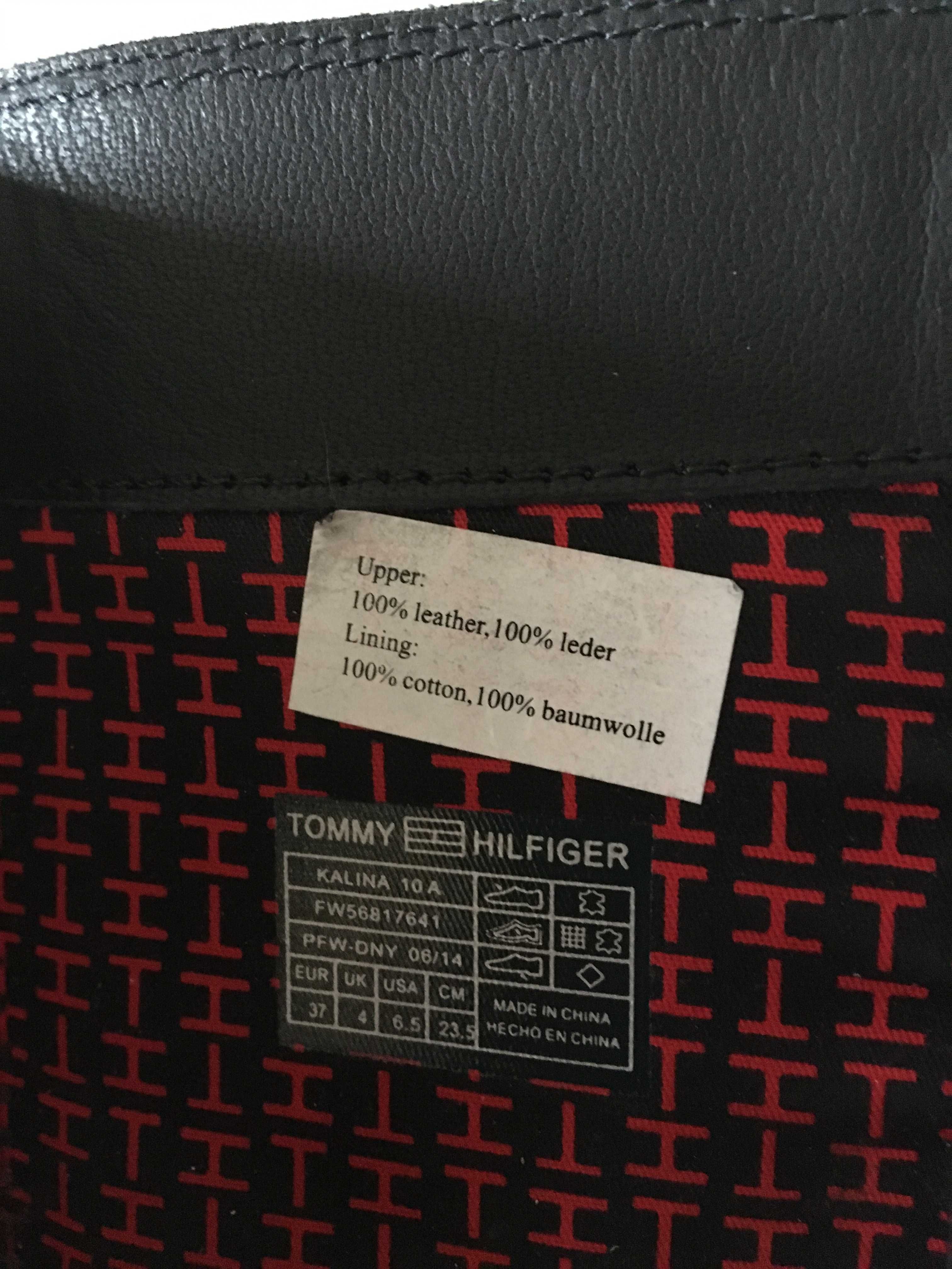 Kozaki na wysokim obcasie Tommy Hilfiger 37