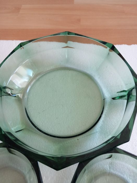 Piękna zabytkowa misa I 2 konfiturówki art deco Niemcy lata 20-30 XX w