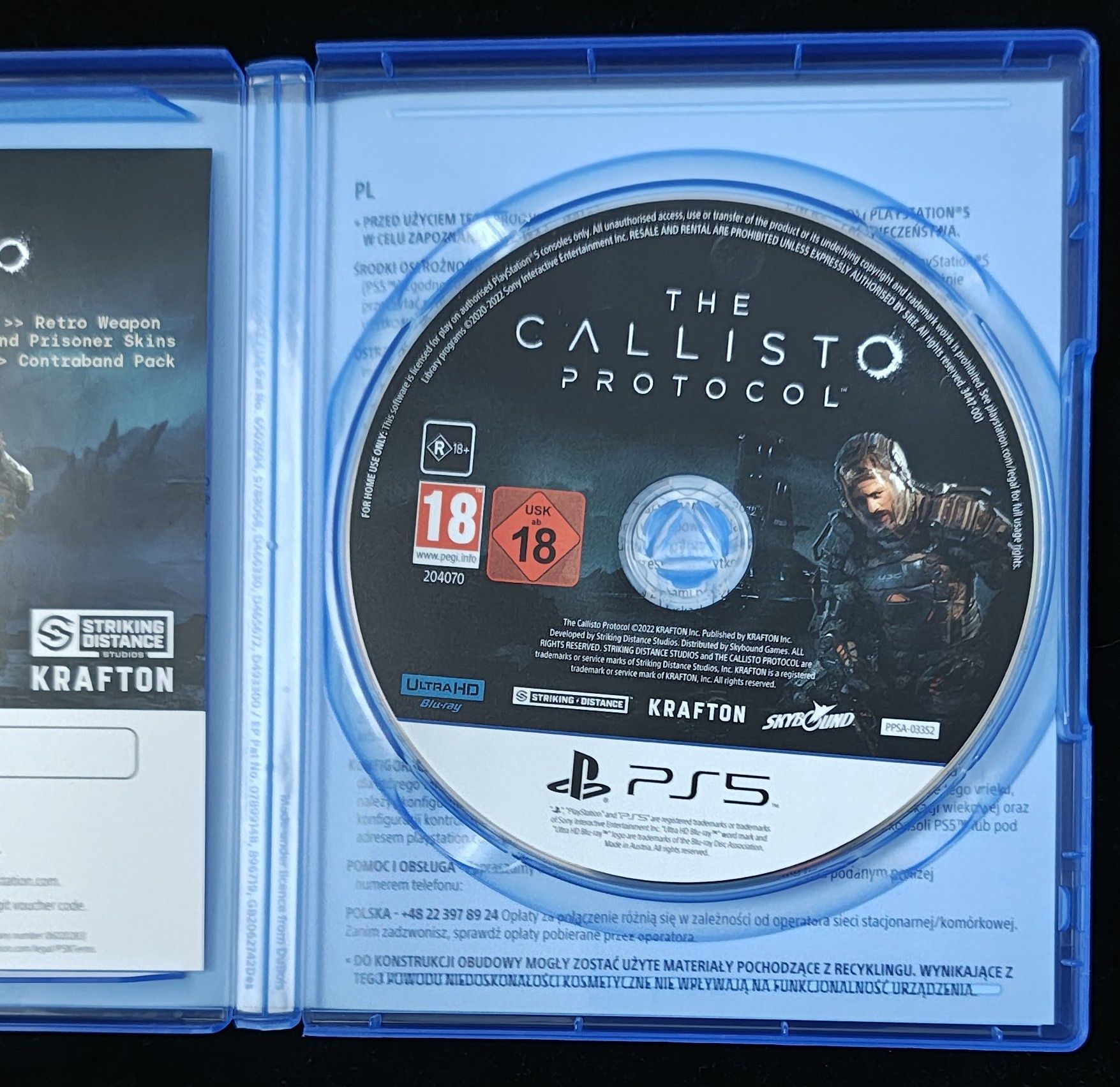 The Callisto Protocol PL na PS5 Horror po polsku w BDB stanie