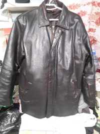 Кожаные муж. куртки черный цвет 2 шт. б,у р-р 50-52. Цена 1000 за шт