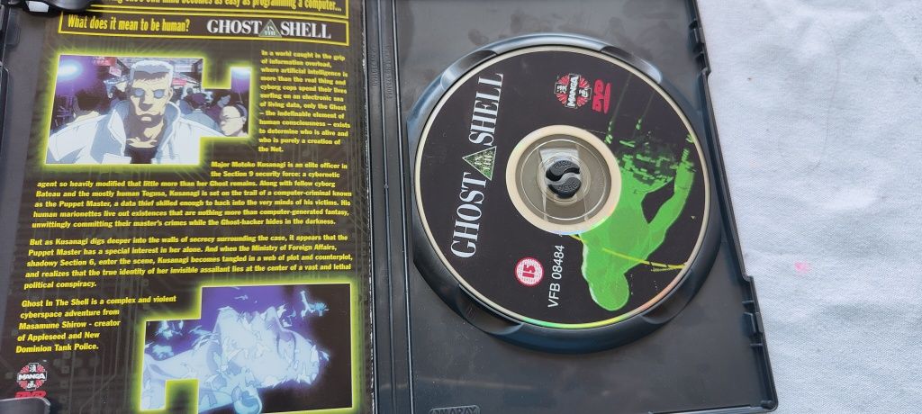 Ghost in The Shell , kultowy cyberpunkowy thriller, tech noir,