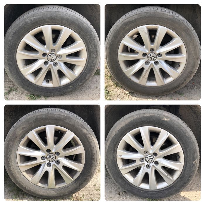 Диски з гумою диски титани колеса R17 5x112 Volkswagen Skoda Audi