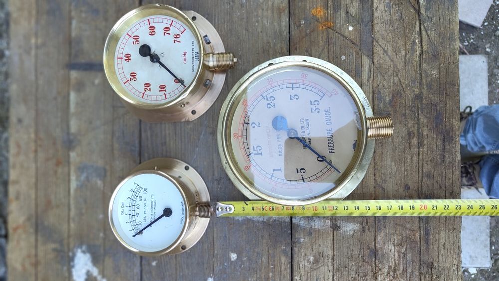 Manómetros de pressão latão/metal navio bacalhoeiro