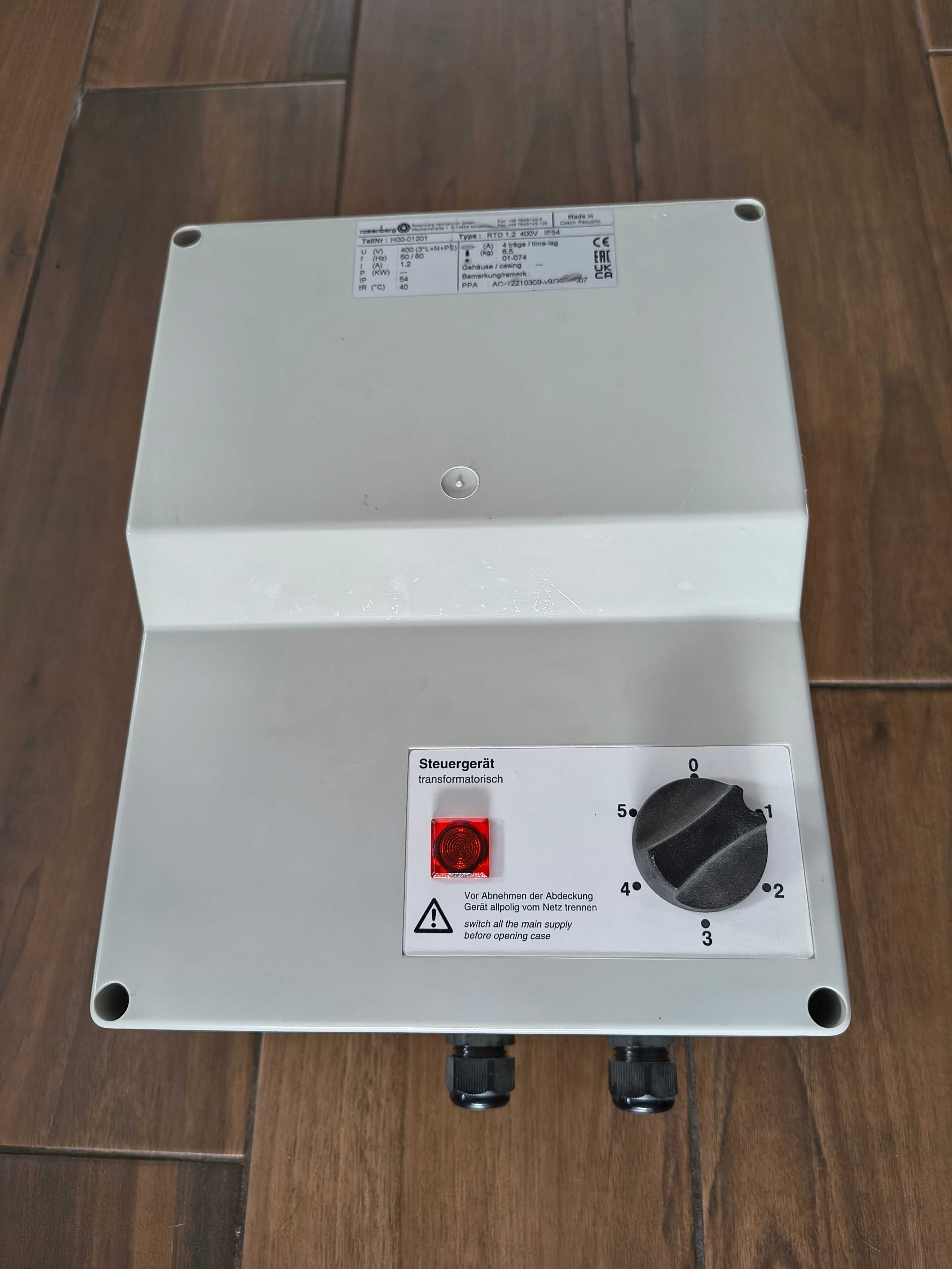Regulator RTD 1,2 400V IP54