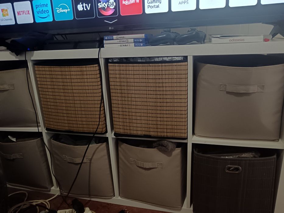 Estante arrumação cubos