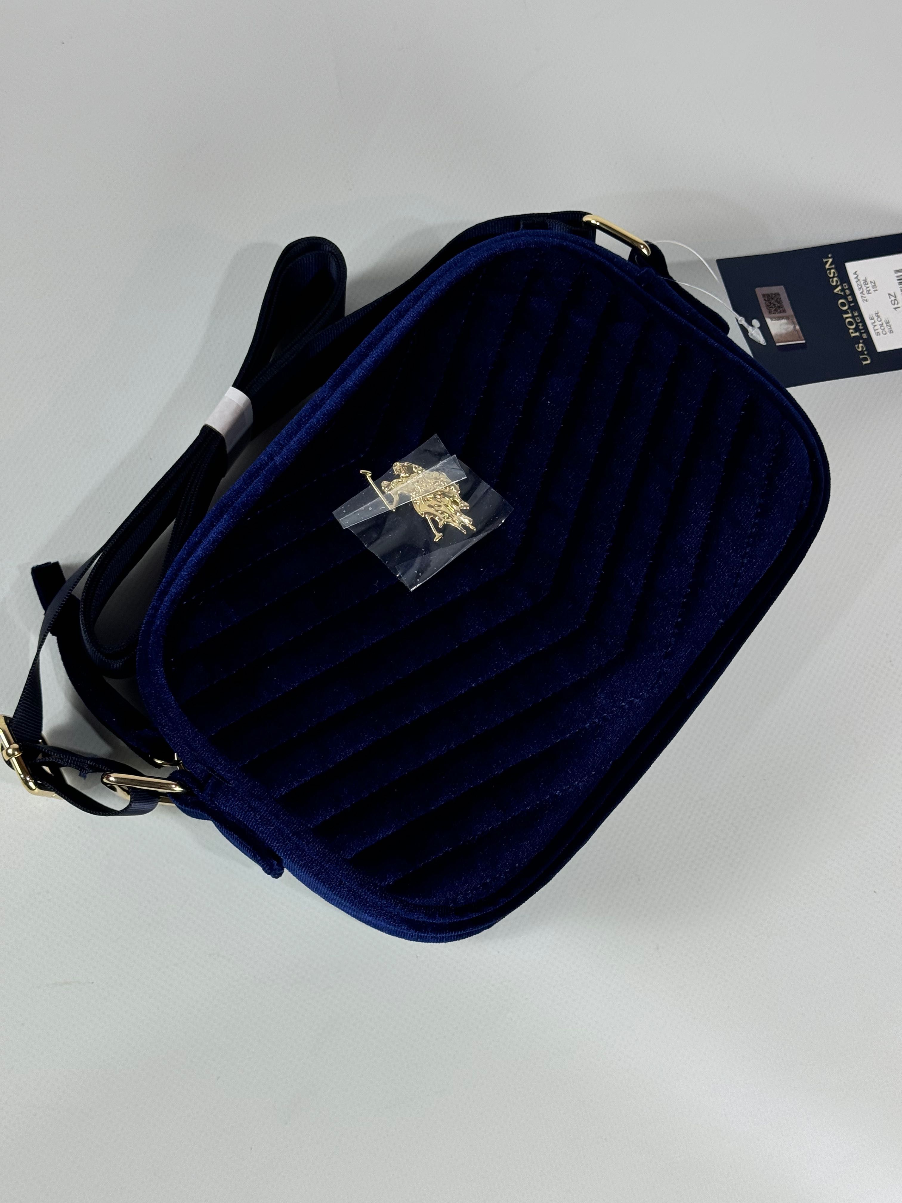 Жіноча бархатна сумка кросбоді Crossbody U.S. POLO ASSN. Оригінал