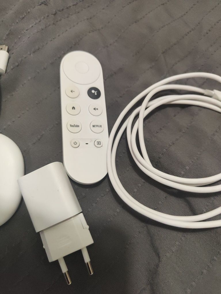 Zestaw multimedialny Chromecast 4k odtwarzacz przystawka do telewizora
