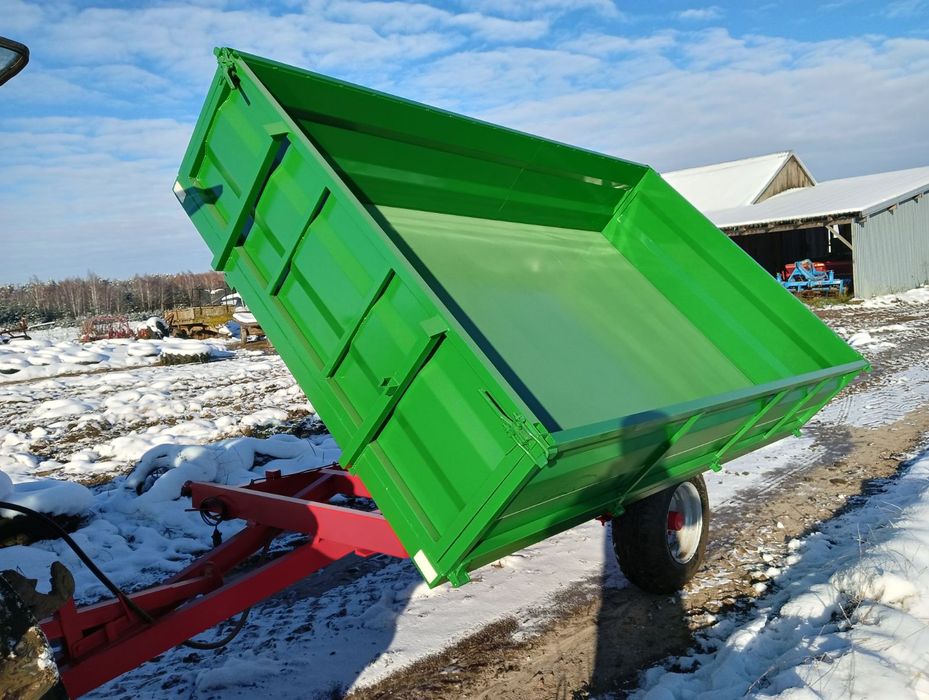 Przyczepka jednoosiowa wywrotka