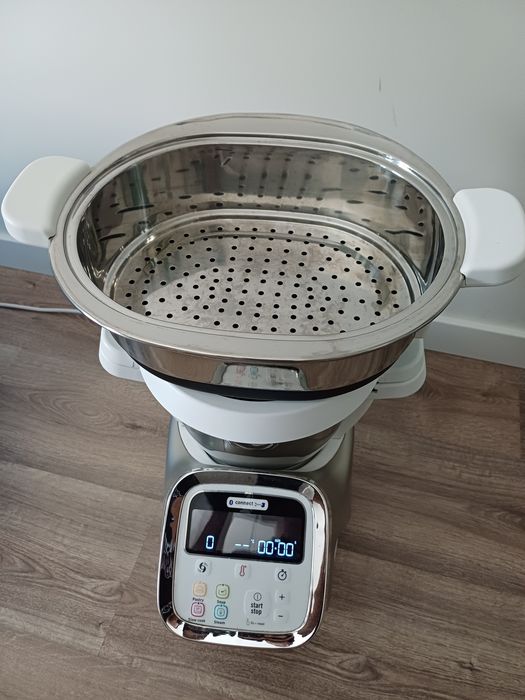 Robo de cozinha Moulinex i-compan com panela de vaporion connect