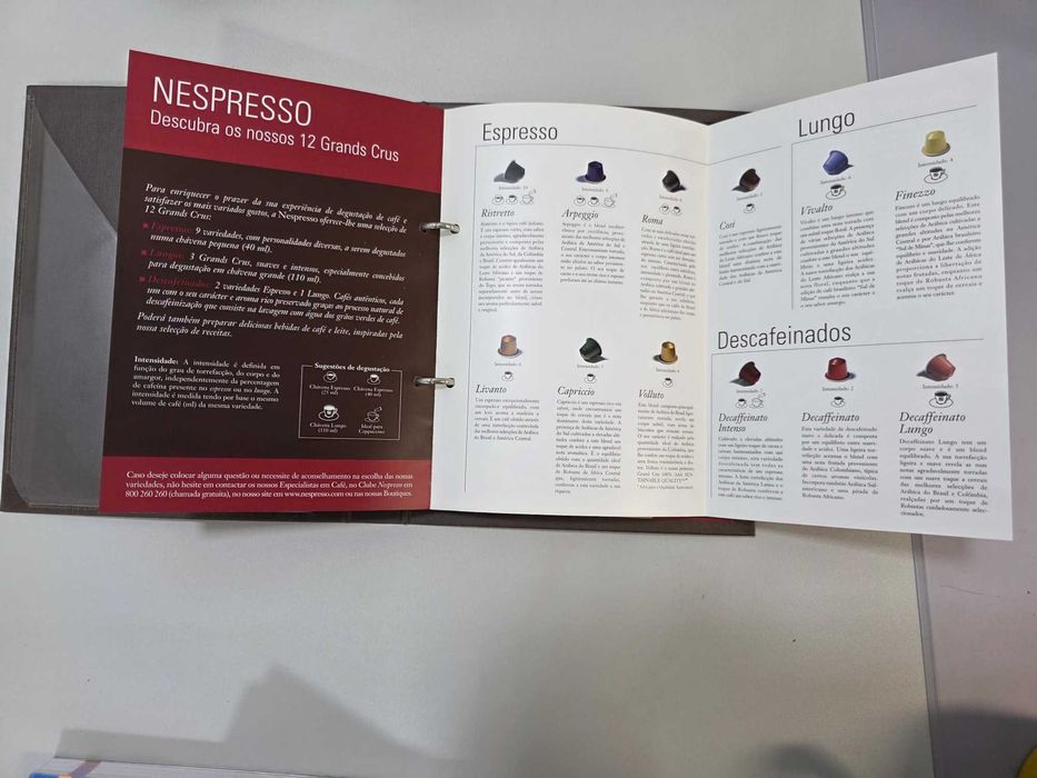 Nespresso — Dossiê/Portfolio de Apresentação (Binder 2 argolas)
