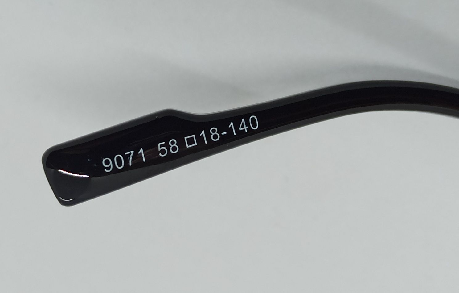 Cazal очки мужские черные в черно серой металлической оправе