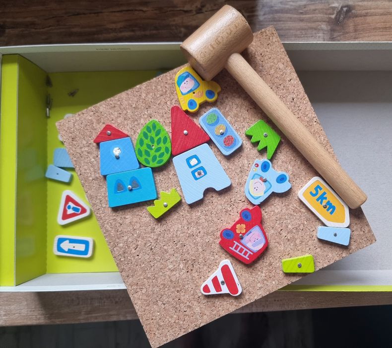 Klocki drewniane edukacyjne Haba