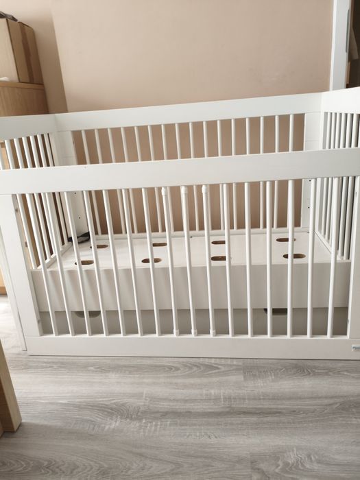 Łóżeczko drewniane pinio basic 120/60