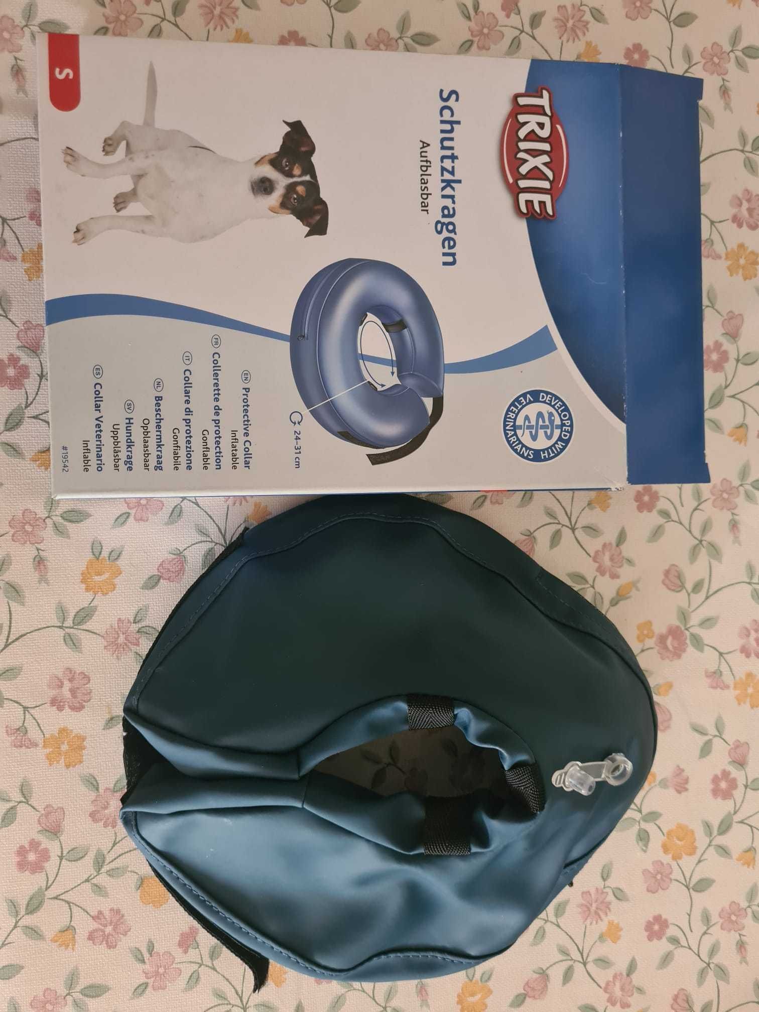 Colar Isabelino Insuflável Trixie  - Tamanho S - Novo!