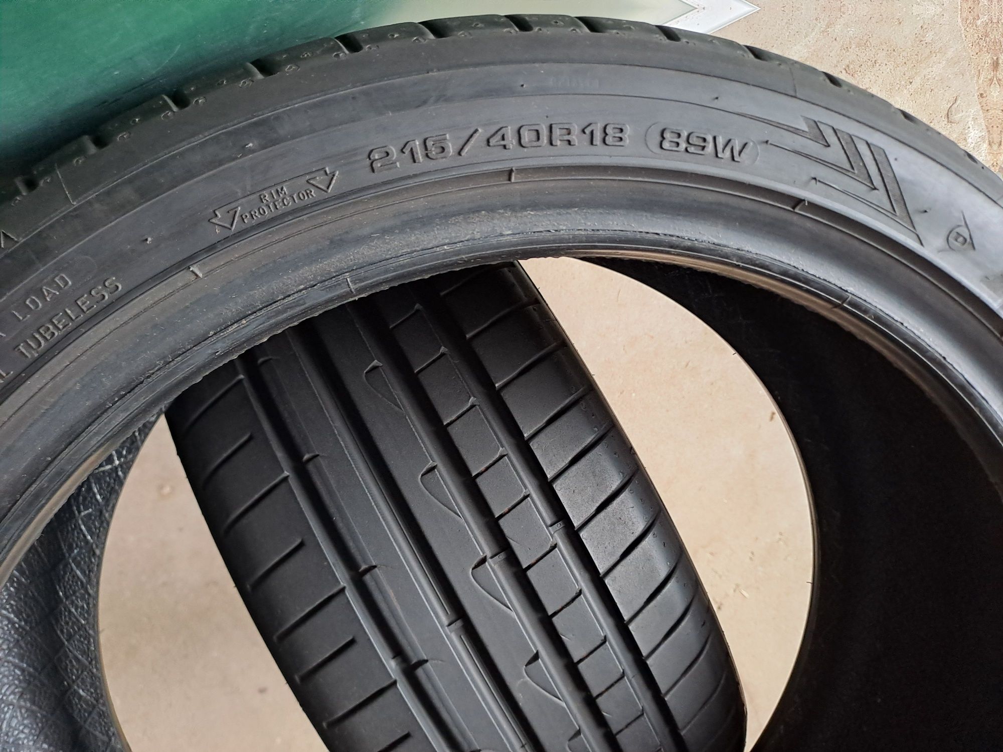 Opony 215 40 R18 Dunlop Sport Maxx rt2 Lato jak nowe