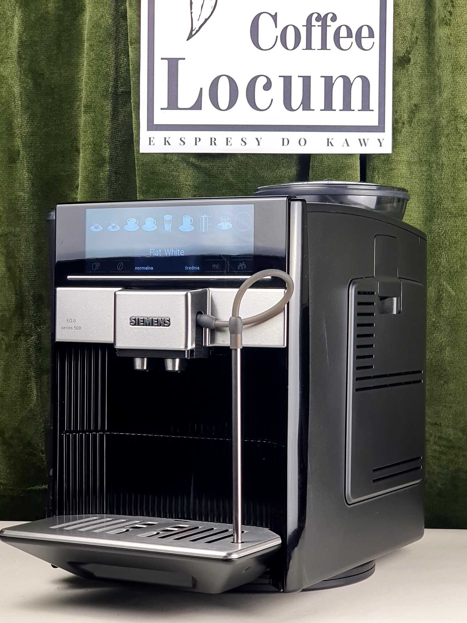 Poekspozycyjny! Siemens EQ.6 S500 Z gwarancją i Kubkiem termicznym!