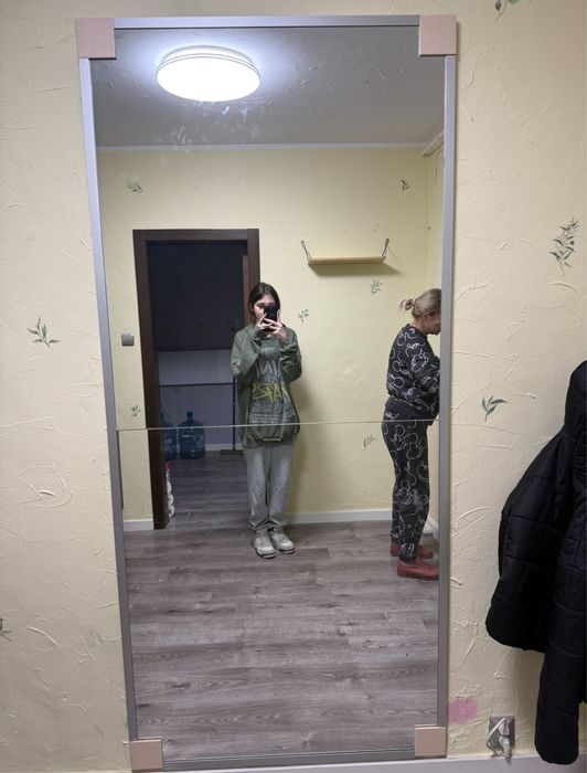 Duże lustro ścienne 100 × 220 cm