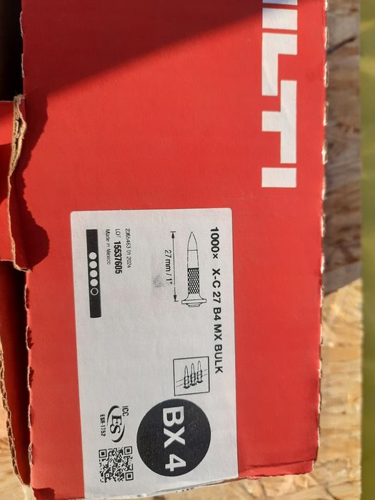 Gwozdzie do osadzaka Hilti bx 4