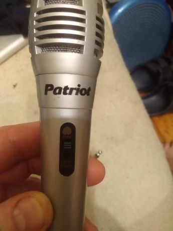 Микрофон Patriot рабочий в идеальном состоянии