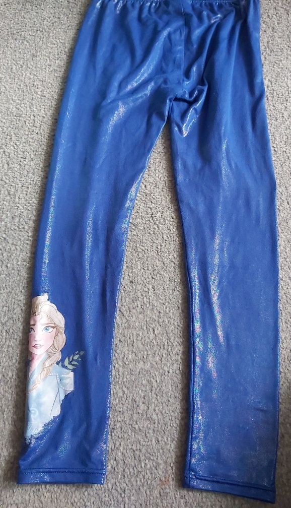 Legginsy błyszczące 128 Elsa Kraina lodu