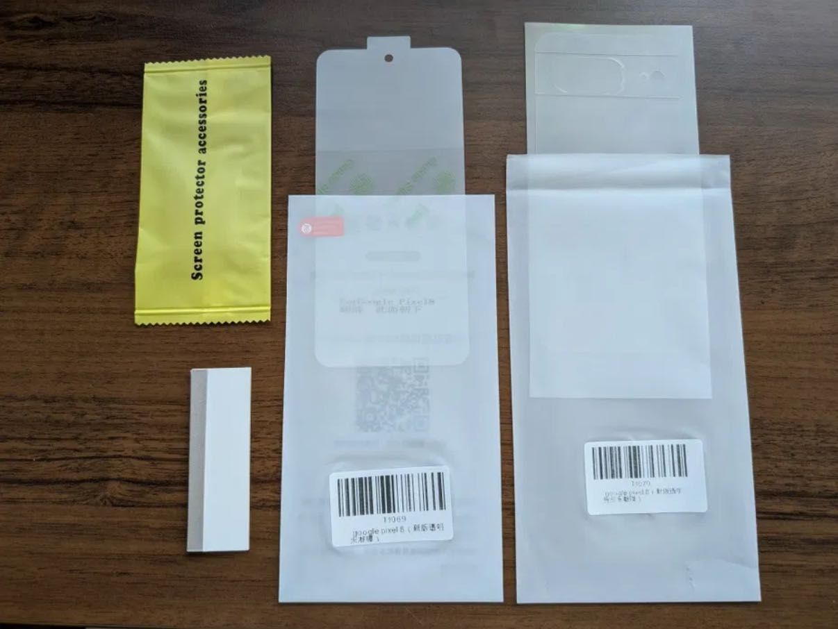 Zestaw hydrożelowych folii ochronnych do Google Pixel 8 (przód i tył)