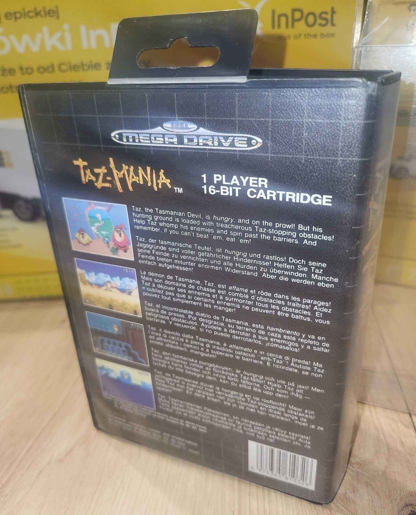 Gra Taz Mania - SEGA Mega Drive - DB+ stan Komplet +Protektor